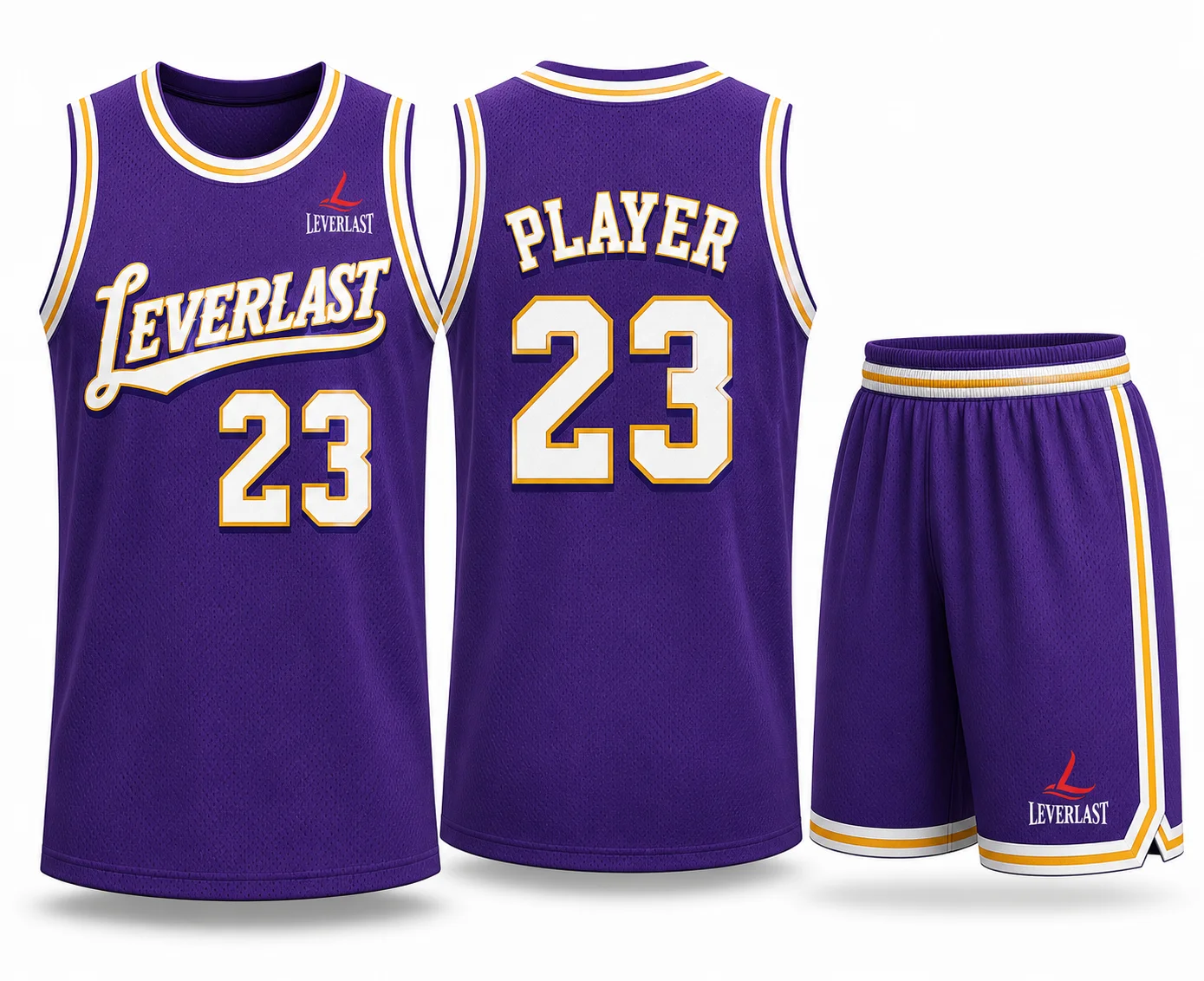 Custom Heritage Purple Basketball Uniform – Premium Retro Team Jersey & Shorts | Leverlast
