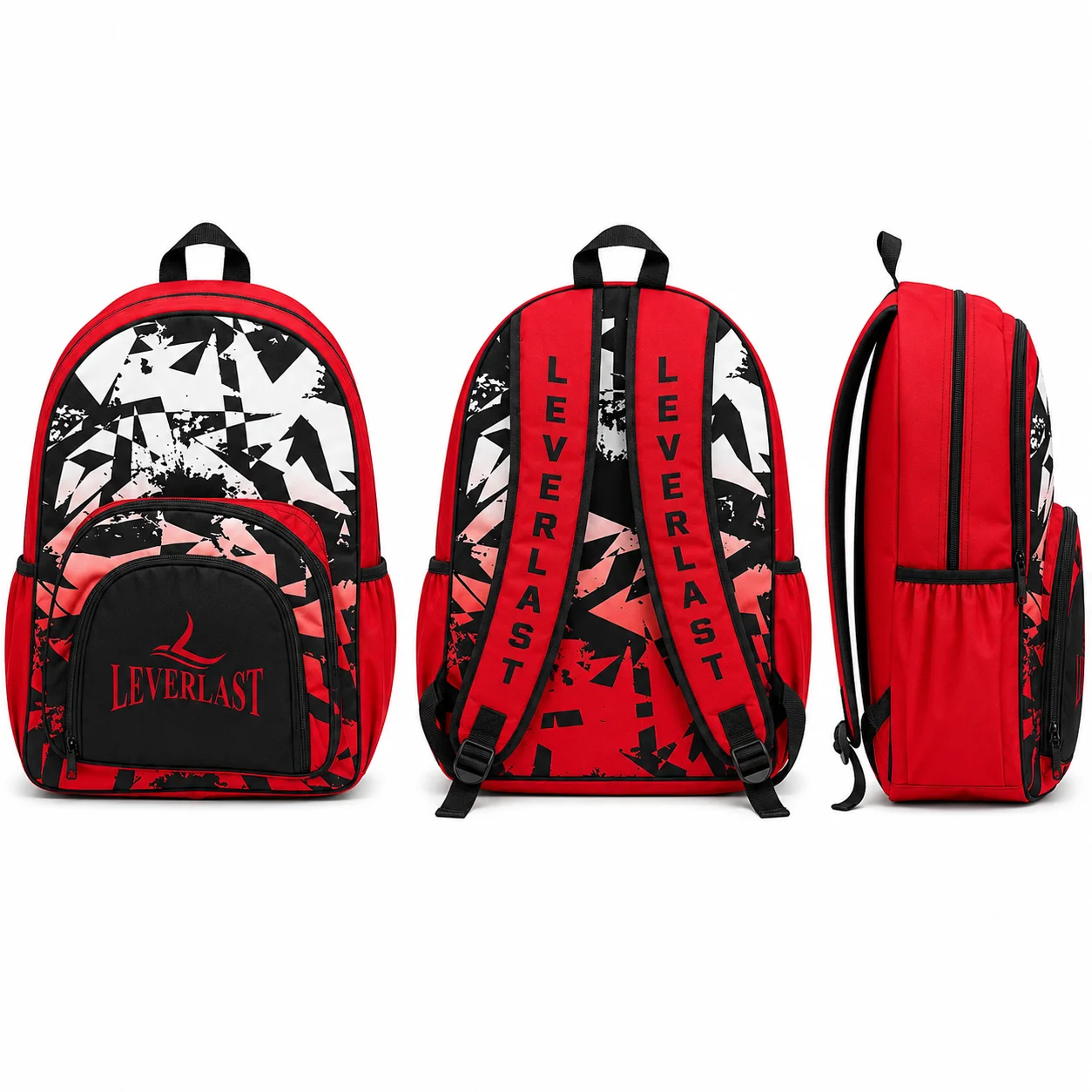Custom Sublimated Team Backpack with Logo, Player Name & Number | Personalized Sports Backpack for Football, Basketball, Baseball, Soccer & School Teams | Leverlast