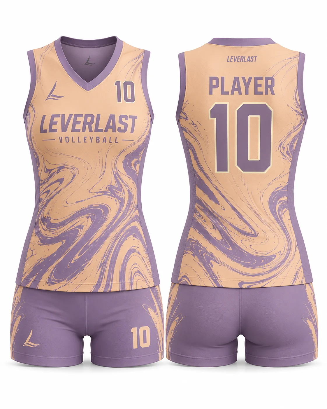 Desert Marble Custom Women's & Girls Volleyball Jerseys & Uniforms
